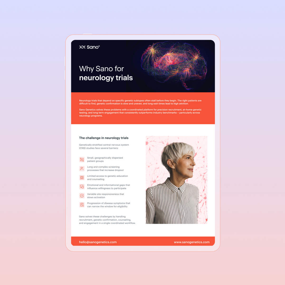 Brief report on how Sano supports neurology trials Brief report on how Sano supports neurology trials