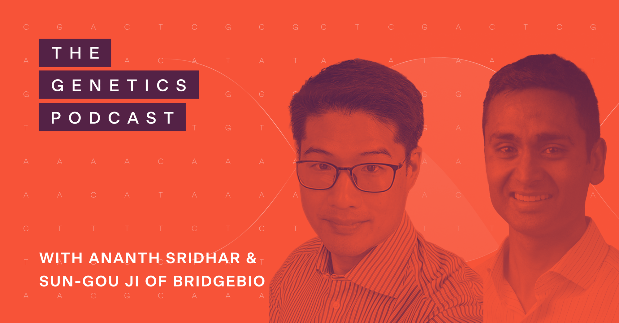The Genetics Podcast featuring Ananth Sridhar & Sun-Gou Ji of BridgeBio