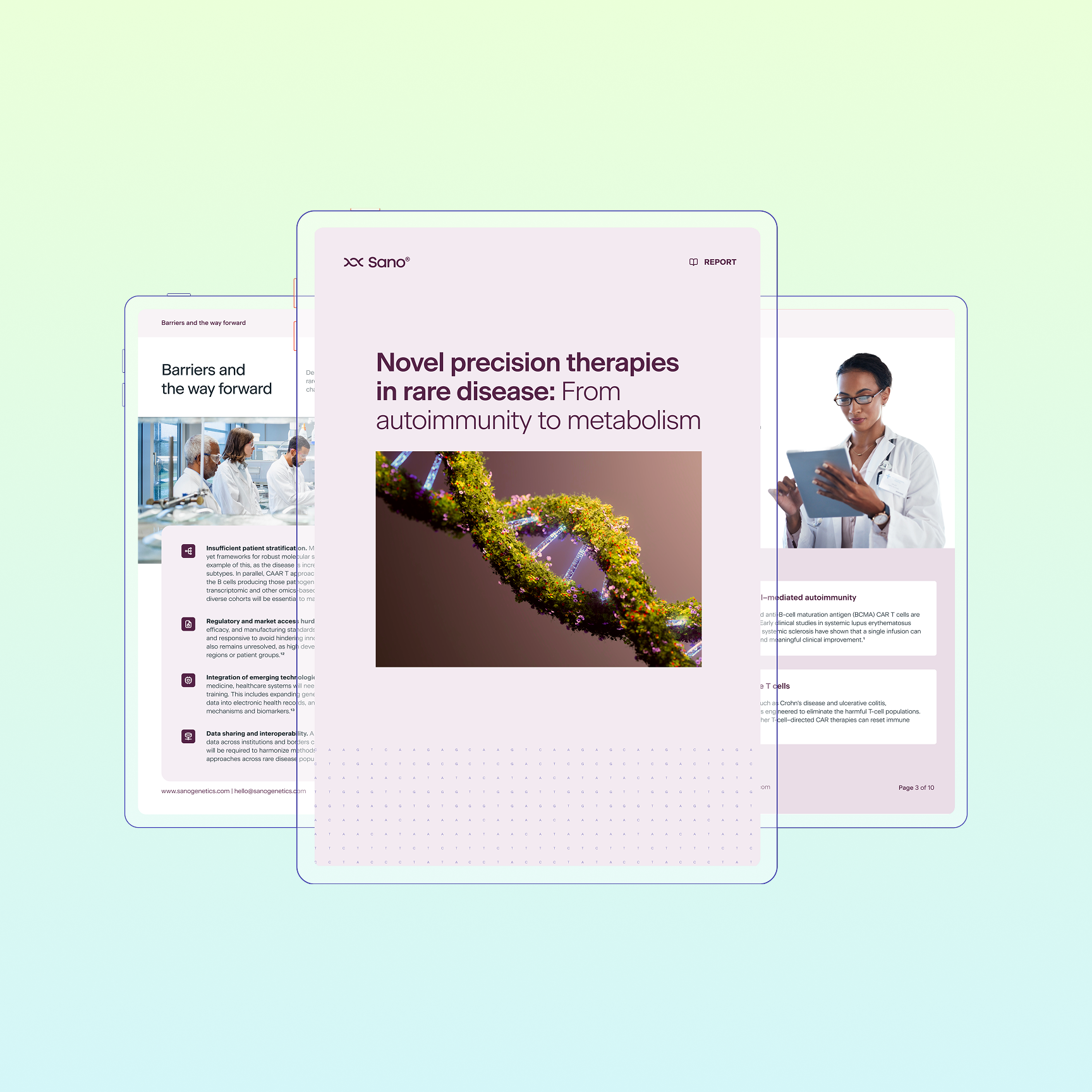 Rare disease precision therapies report