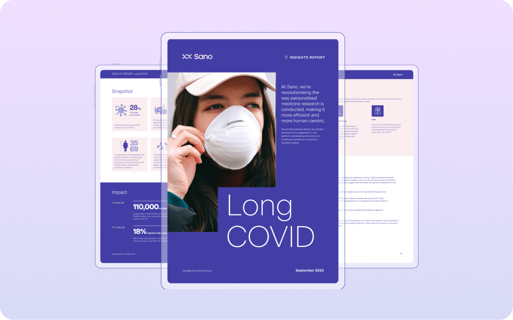 long covid insights report social graphic