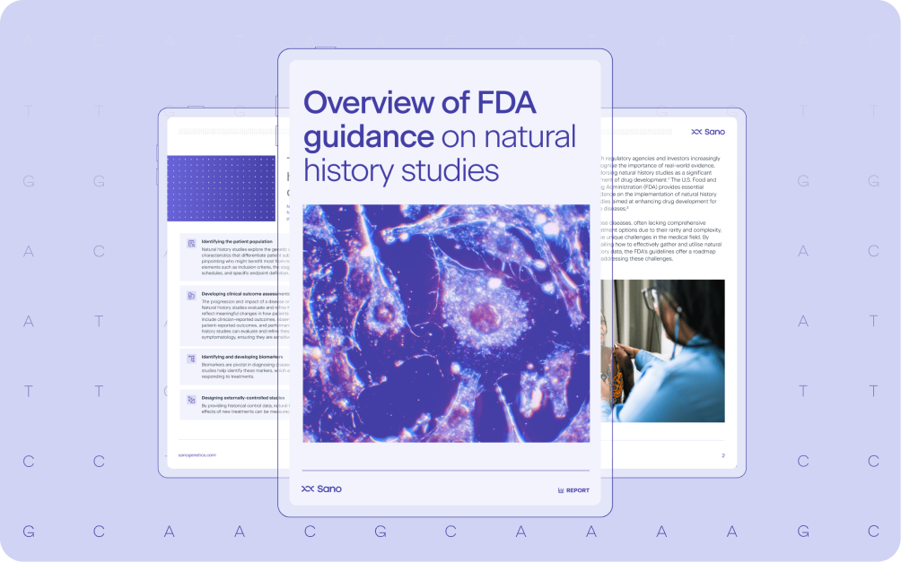 overview of fda guidance on natural history studies - social
