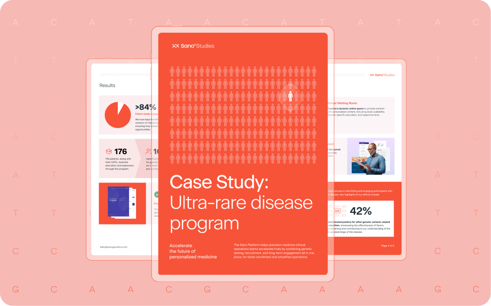 Ultra-rare disease case study